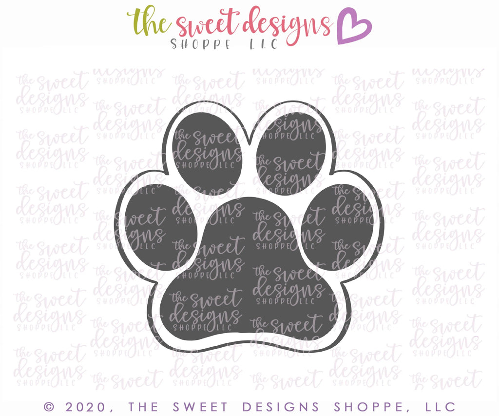 Cookie Cutters - Pet Paw - Cookie Cutter - Sweet Designs Shoppe - - ALL, Animal, Animals, Animals and Insects, Cookie Cutter, dog, pet, Promocode
