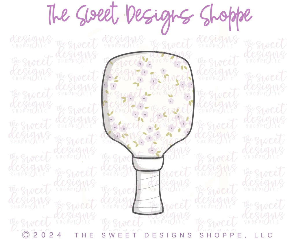 Cookie Cutters - PickleBall Racquet - Cookie Cutter - The Sweet Designs Shoppe - TSDS - - 4th,4th July,4th of July,Accesories,ALL,Cookie Cutter,Miscellaneous,Patriotic,pickle ball,pickleball,Promocode,sport,sports,STL,Summer,USA