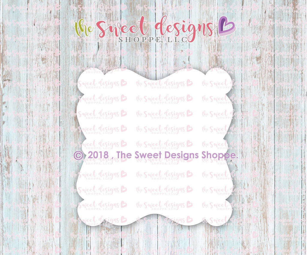 Cookie Cutters - Picture Frame Plaque v2 - Cookie Cutter - The Sweet Designs Shoppe - - ALL, Cookie Cutter, Customize, Plaque, Promocode, School