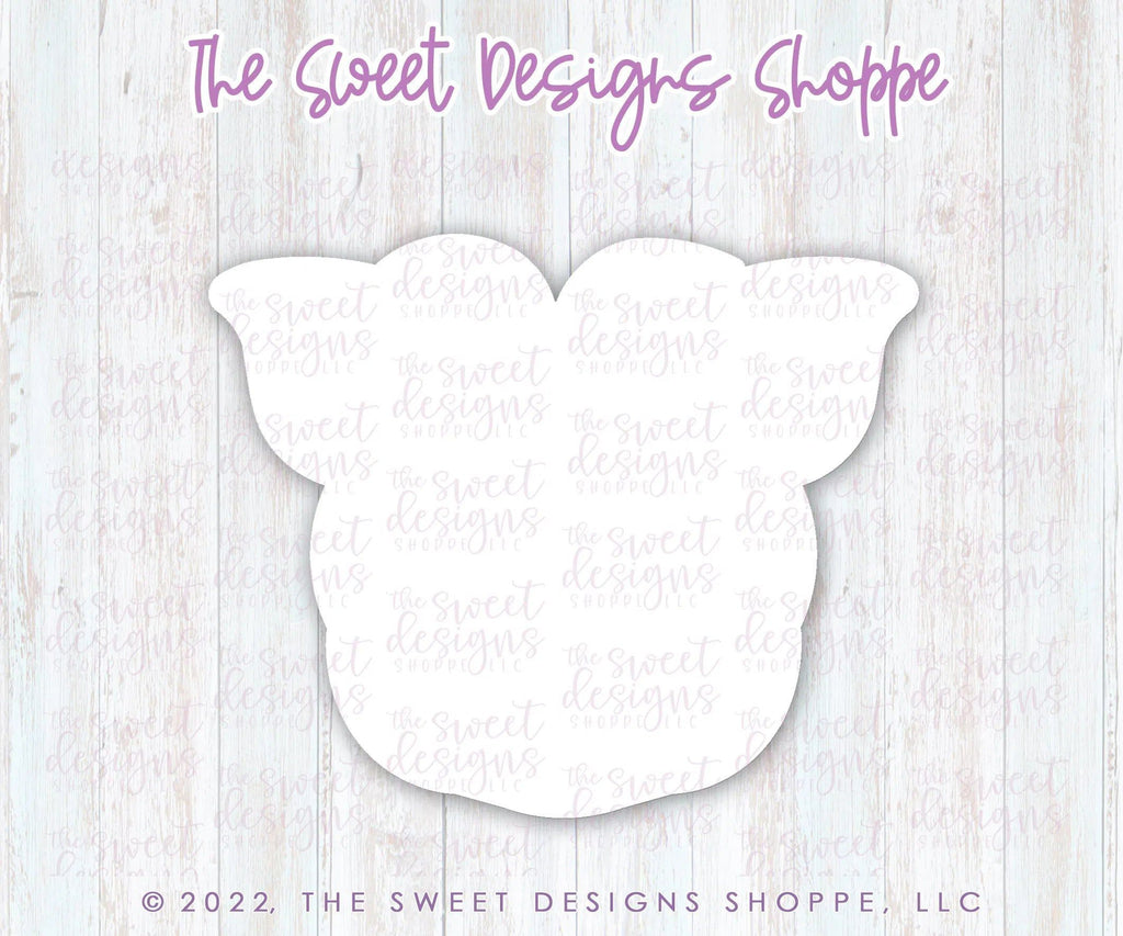 Cookie Cutters - Pig Face with Headband - Cookie Cutter - The Sweet Designs Shoppe - TSDS - - ALL,Animal,Animals,Cookie Cutter,Lady Milk Stache,Lady MilkStache,LadyMilkStache,Promocode,STL