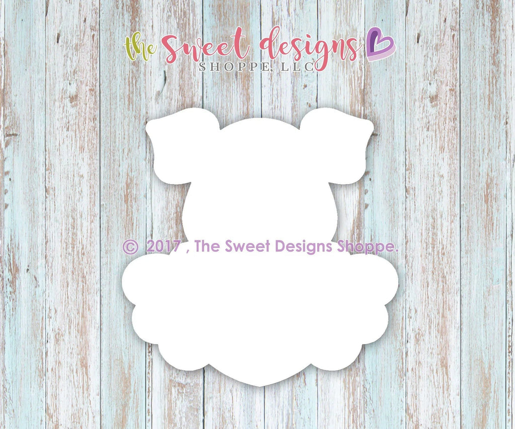 Cookie Cutters - Pig Plaque - Cookie Cutter - The Sweet Designs Shoppe - - ALL, Animal, Animals, Cookie Cutter, Farm, Pig, Promocode, Valentines