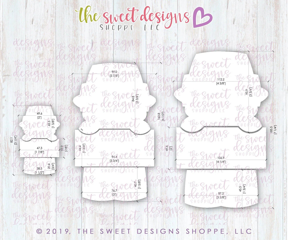 Cookie Cutters - Pilgrim Boy Set - Cookie Cutters - The Sweet Designs Shoppe - TSDS - - ALL,Cookie Cutter,Fall / Thanksgiving,Mini Set,Mini Sets,Promocode,regular sets,set,sets,thanksgiving