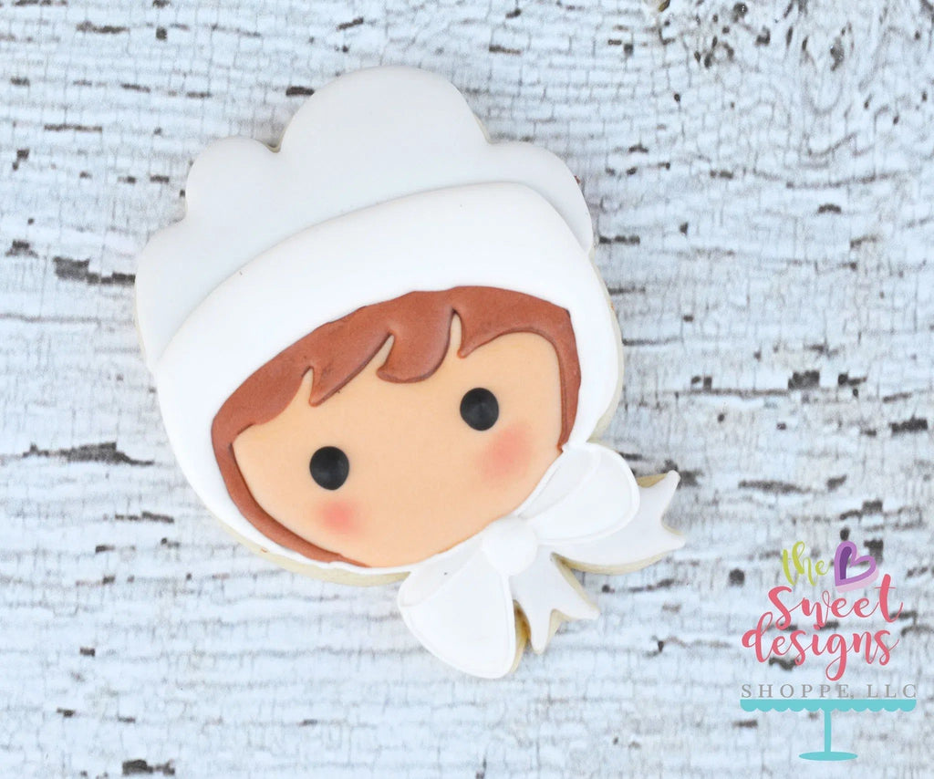 Cookie Cutters - Pilgrim Girl Face - Cookie Cutter - The Sweet Designs Shoppe - TSDS - - ALL,Cookie Cutter,Fall,Fall / Halloween,Fall / Thanksgiving,Girl,Halloween,Promocode,thanksgiving