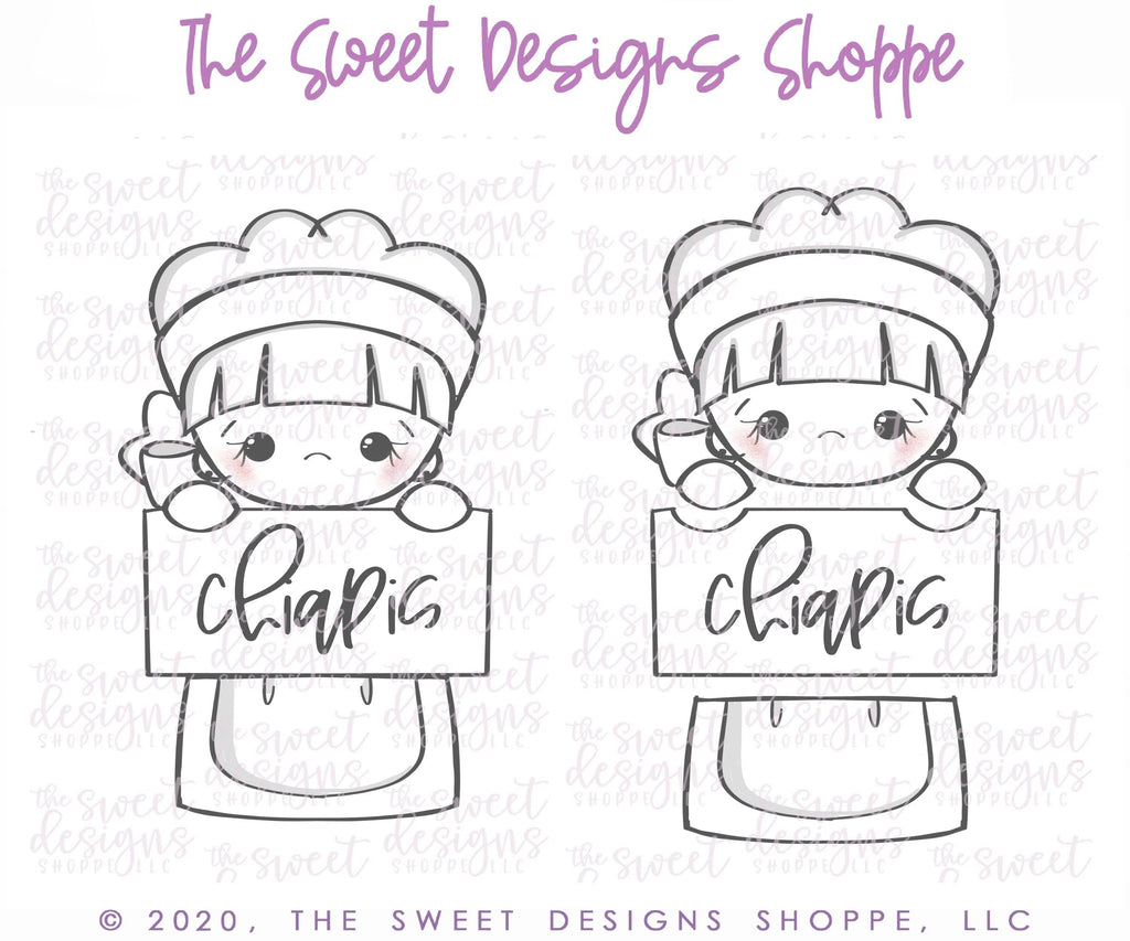 Cookie Cutters - Pilgrim Girl Set - Cookie Cutters - The Sweet Designs Shoppe - TSDS - - ALL,Cookie Cutter,Fall / Thanksgiving,Mini Set,Mini Sets,Promocode,regular sets,set,sets,thanksgiving