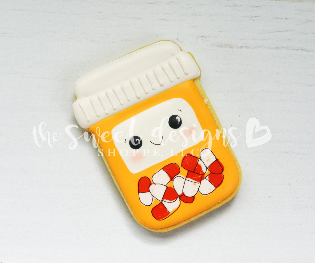 Cookie Cutters - Pill Bottle - Cookie Cutter - The Sweet Designs Shoppe - - 2019, ALL, Cookie Cutter, Doctor, MEDICAL, MEDICINE, NURSE, NURSE APPRECIATION, Promocode