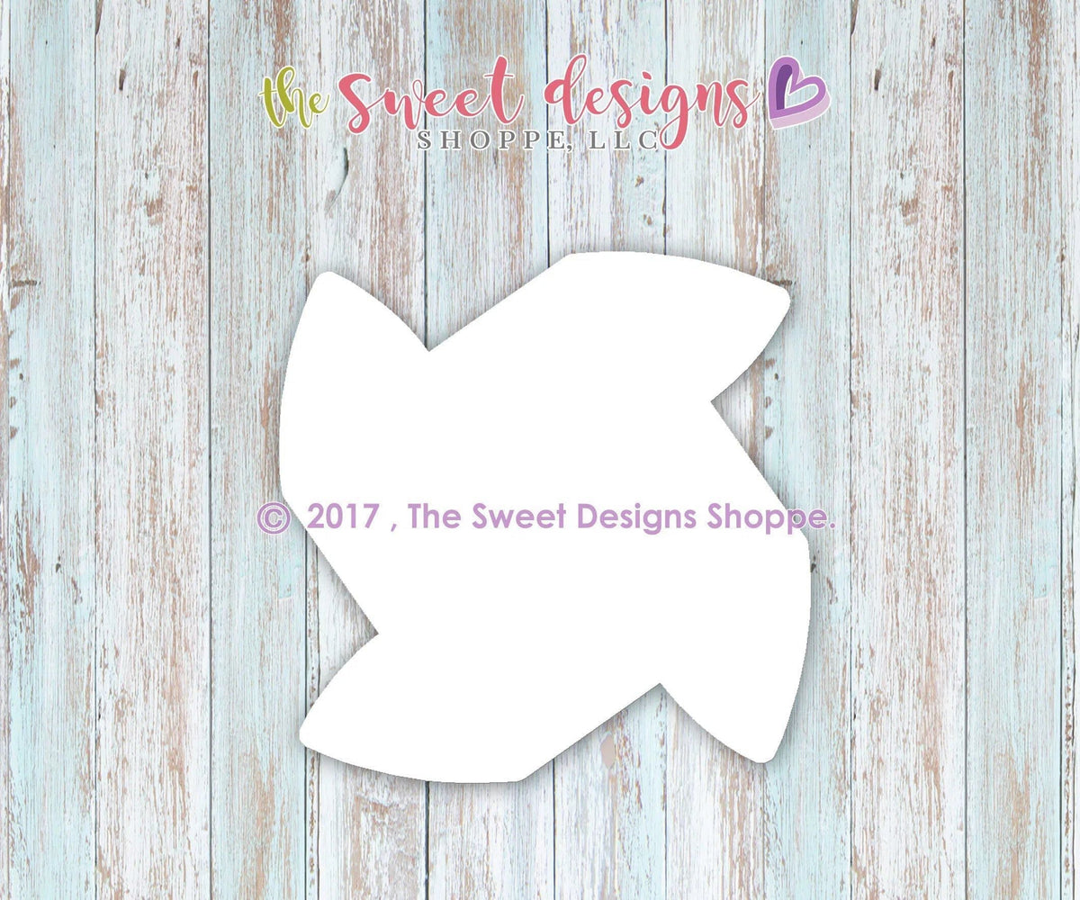 Cookie Cutters - Pinwheel - Cookie Cutter - The Sweet Designs Shoppe - TSDS - - 4th,4th July,4th of July,ALL,America,Birthday,Cookie Cutter,fourth of July,Independence,patriotic,Patriotric,Promocode,STL,USA