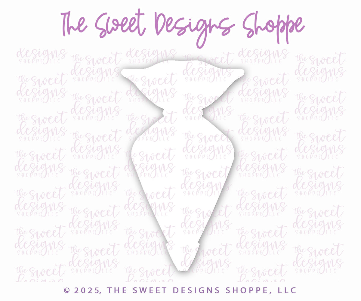 Cookie Cutters - Piping Bag with Tip - Cookie Cutter - The Sweet Designs Shoppe - TSDS - - ALL,bake,bakery,Baking,Cookie Cutter,hobbie,Hobbies,hobby,Promocode,STL