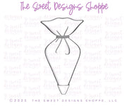 Cookie Cutters - Piping Bag with Tip - Cookie Cutter - The Sweet Designs Shoppe - TSDS - - ALL,bake,bakery,Baking,Cookie Cutter,hobbie,Hobbies,hobby,Promocode,STL