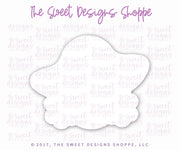 Cookie Cutters - Pirate Girl Face With Hat - Cookie Cutter - The Sweet Designs Shoppe - TSDS - - ALL,beach,Cookie Cutter,Fantasy,pool,Promocode,R,STL,summer,under the sea