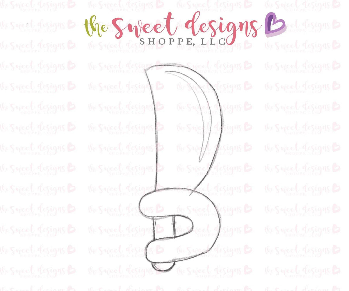 Cookie Cutters - Pirate Sword - Cookie Cutter - The Sweet Designs Shoppe - TSDS - - ALL,beach,Cookie Cutter,Fantasy,Miscellaneous,Promocode,STL,summer,under the sea