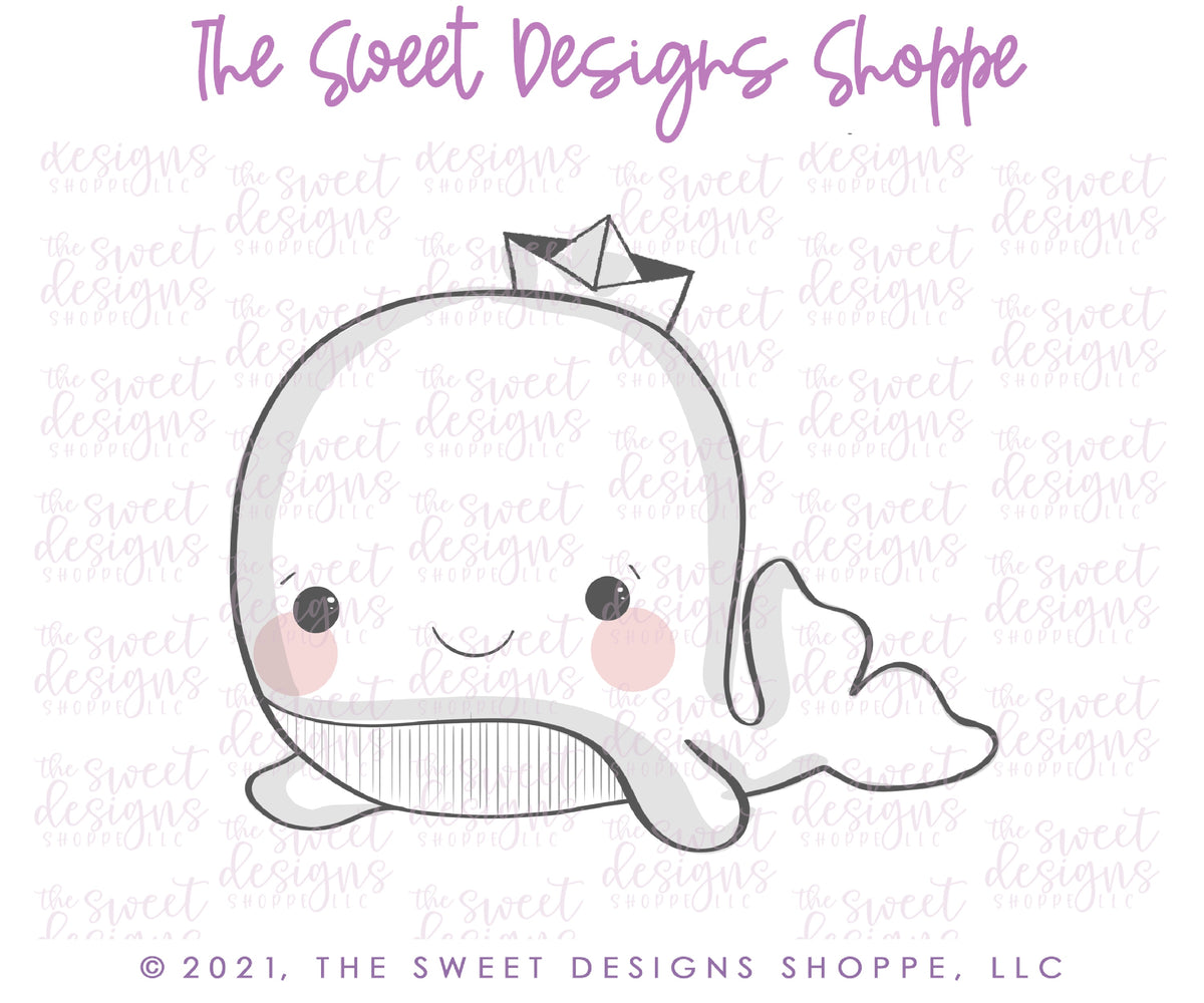 Cookie Cutters - Plaque and Whale Set - Whale you be mine - 2 Piece Set Cookie Cutters - The Sweet Designs Shoppe - TSDS - - ALL,Animal,Animals,Animals and Insects,Cookie Cutter,Mini Set,Mini Sets,Promocode,regular sets,set,sets,Summer,under the sea,valentine,valentines