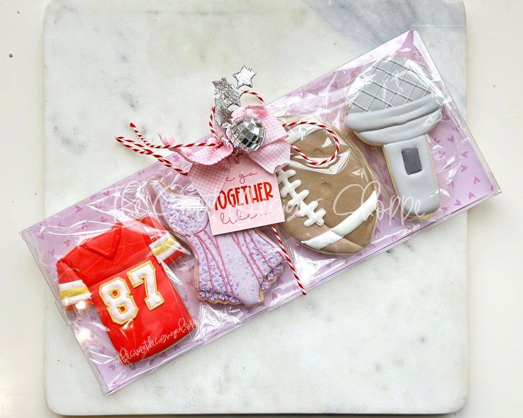 Cookie Cutters - Player & Singer Love Cookie Cutters Set - Set of 4 - Cookie Cutters - The Sweet Designs Shoppe - TSDS - - ALL,Cookie Cutter,Mini Sets,Promocode,regular sets,set,sport,sports,Taylor Swift,valentine,valentines