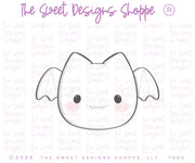 Cookie Cutters - Plush Bat - Cookie Cutter - The Sweet Designs Shoppe - TSDS - - ALL,Animal,Animals,Cookie Cutter,halloween,Promocode,STL
