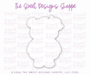 Cookie Cutters - Plush Batty Halloween Bear - Cookie Cutter - The Sweet Designs Shoppe - TSDS - - ALL,Animals,Animals and Insects,Cookie Cutter,halloween,Promocode,STL