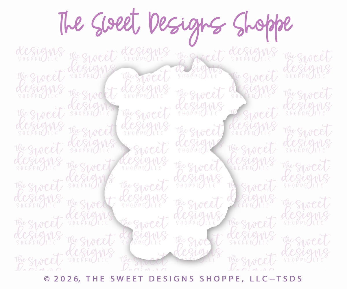 Cookie Cutters - Plush Batty Halloween Bear - Cookie Cutter - The Sweet Designs Shoppe - TSDS - - ALL,Animals,Animals and Insects,Cookie Cutter,halloween,Promocode,STL