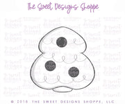 Cookie Cutters - Plush Christmas Tree V2 - Cookie Cutter - The Sweet Designs Shoppe - TSDS - - ALL,Christmas,Christmas / Winter,Cookie Cutter,Decoration,Flower,Forest,Leaves,Nature,Ornament,Promocode,STL,Tree,Winter