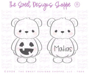 Cookie Cutters - Plush Halloween Bear - Cookie Cutter - The Sweet Designs Shoppe - TSDS - - ALL,Animal,Animals,Cookie Cutter,halloween,Promocode,STL