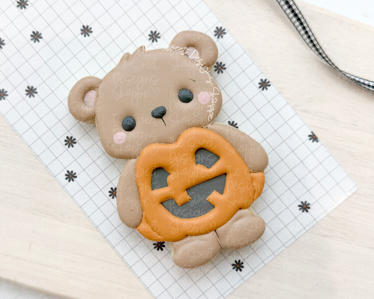 Cookie Cutters - Plush Halloween Bear - Cookie Cutter - The Sweet Designs Shoppe - TSDS - - ALL,Animal,Animals,Cookie Cutter,halloween,Promocode,STL