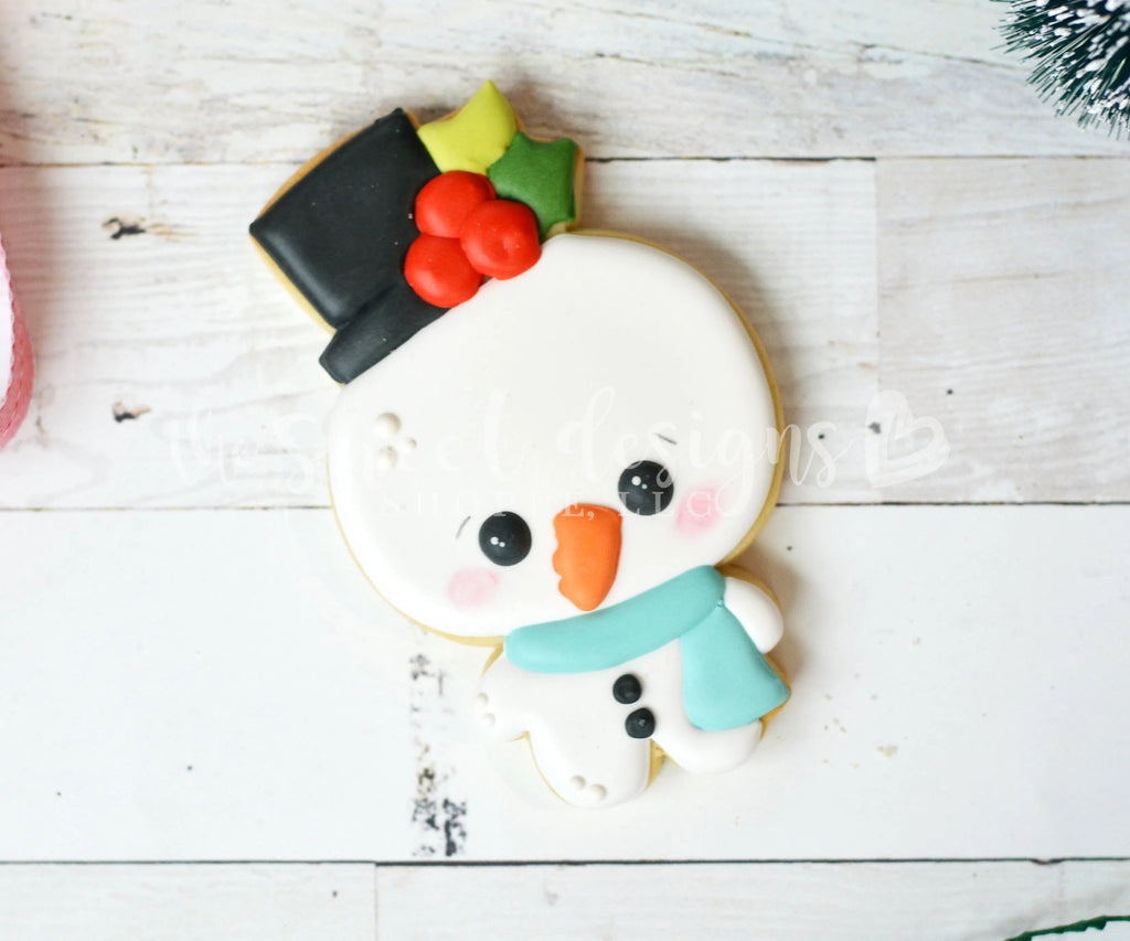 Cookie Cutters - Plush Snowman 2018 - Cookie Cutter - The Sweet Designs Shoppe - - 2018, ALL, Christmas, Christmas / Winter, Cookie Cutter, Frosty, Promocode, Snow, Snowman, Winter