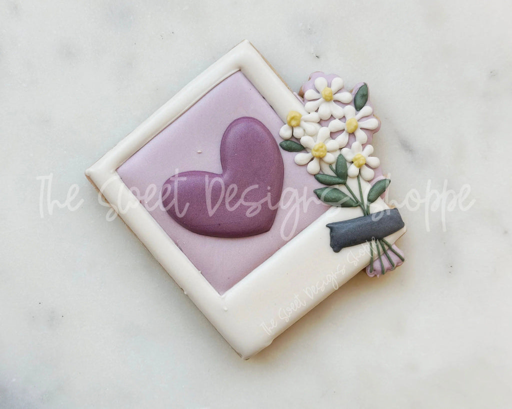 Cookie Cutters - Polaroid with Daisies - Cookie Cutter - The Sweet Designs Shoppe - TSDS - - ALL,Birthday,Cookie Cutter,Daisy,hobbie,Hobbies,Hobbies and Camping,hobby,MOM,mother,Mothers Day,photo,polaroid,Promocode,STL,travel