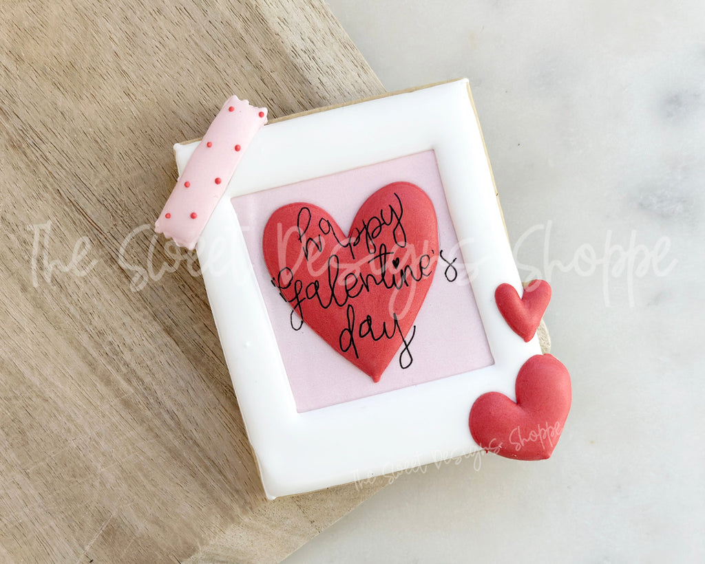 Cookie Cutters - Polaroid with Hearts - Cookie Cutter - The Sweet Designs Shoppe - TSDS - - ALL,Cookie Cutter,instant picture,Promocode,STL,valentine,Valentines