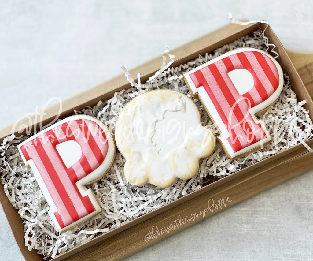 Cookie Cutters - POP Set - 2 Piece Set - Cookie Cutters - The Sweet Designs Shoppe - - ALL, Cookie Cutter, dad, Father, father's day, grandfather, handlettering, letter, Lettering, Letters, letters and numbers, Mini Set, Mini Sets, Promocode, regular sets, set, sets, text