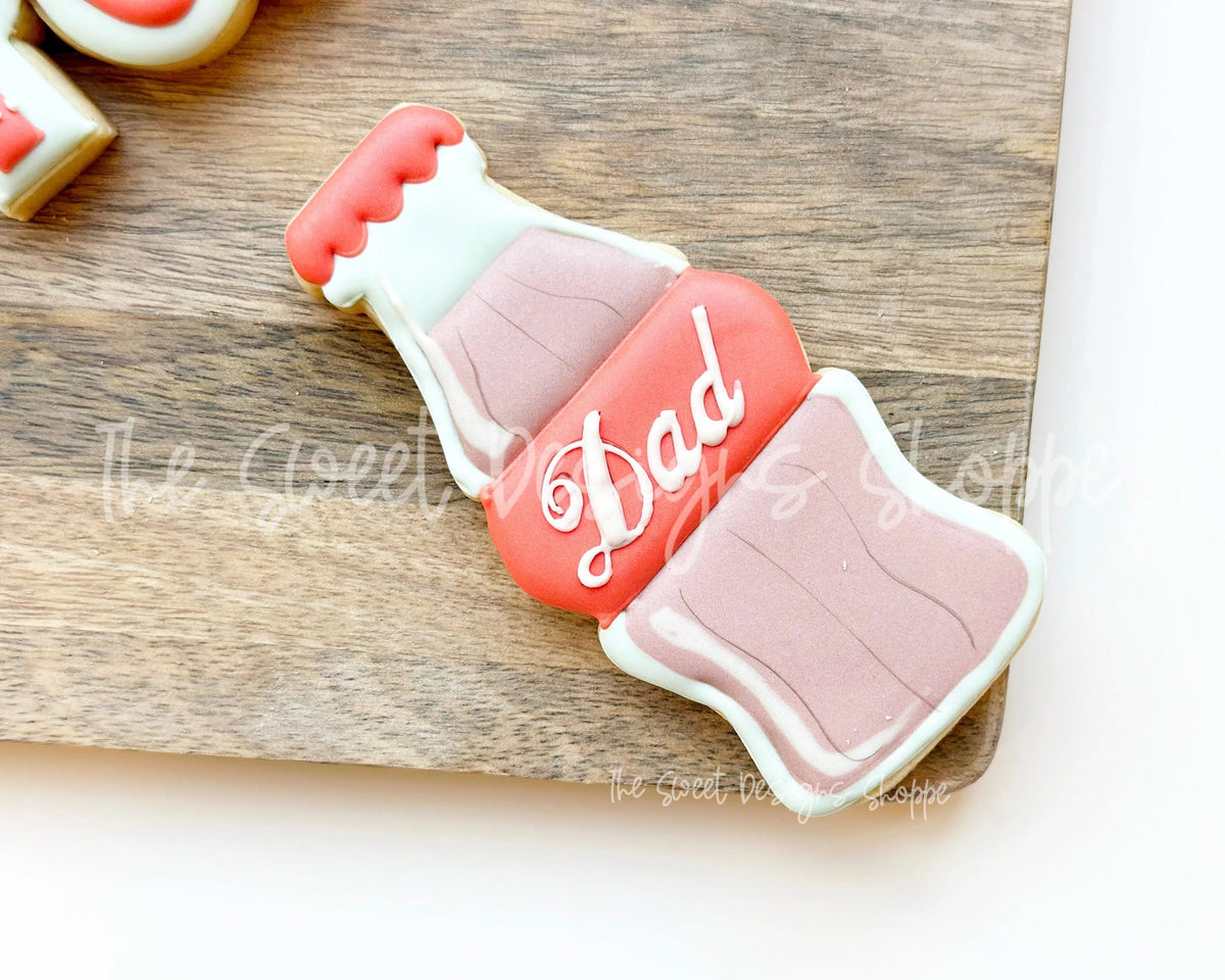Cookie Cutters - POP's Soda - Cookie Cutter - The Sweet Designs Shoppe - TSDS - - ALL,Cookie Cutter,dad,drink,Father,Fathers Day,Food,Food and Beverage,Food beverages,grandfather,Promocode,STL,valentine,valentines