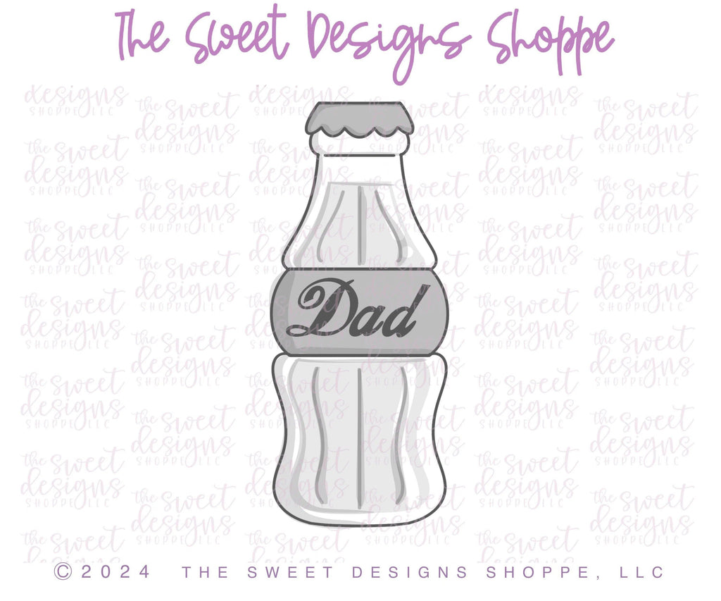 Cookie Cutters - POP's Soda - Cookie Cutter - The Sweet Designs Shoppe - - ALL, Cookie Cutter, dad, drink, Father, Fathers Day, Food, Food and Beverage, Food beverages, grandfather, Promocode, valentine, valentines