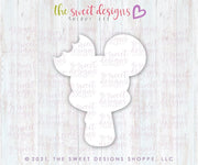 Cookie Cutters - Popsicle with bite - Theme Park Snack - Cookie Cutter - The Sweet Designs Shoppe - TSDS - - ALL,Birthday,Cookie Cutter,Food,Food and Beverage,Food beverages,kids,Kids / Fantasy,mouse,Promocode,STL,summer,Sweet,Sweets,Theme Park,Travel