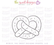 Cookie Cutters - Pretzel - Cookie Cutter - The Sweet Designs Shoppe - TSDS - - ALL,Cookie Cutter,Food,Food and Beverage,Food beverages,Promocode,snack