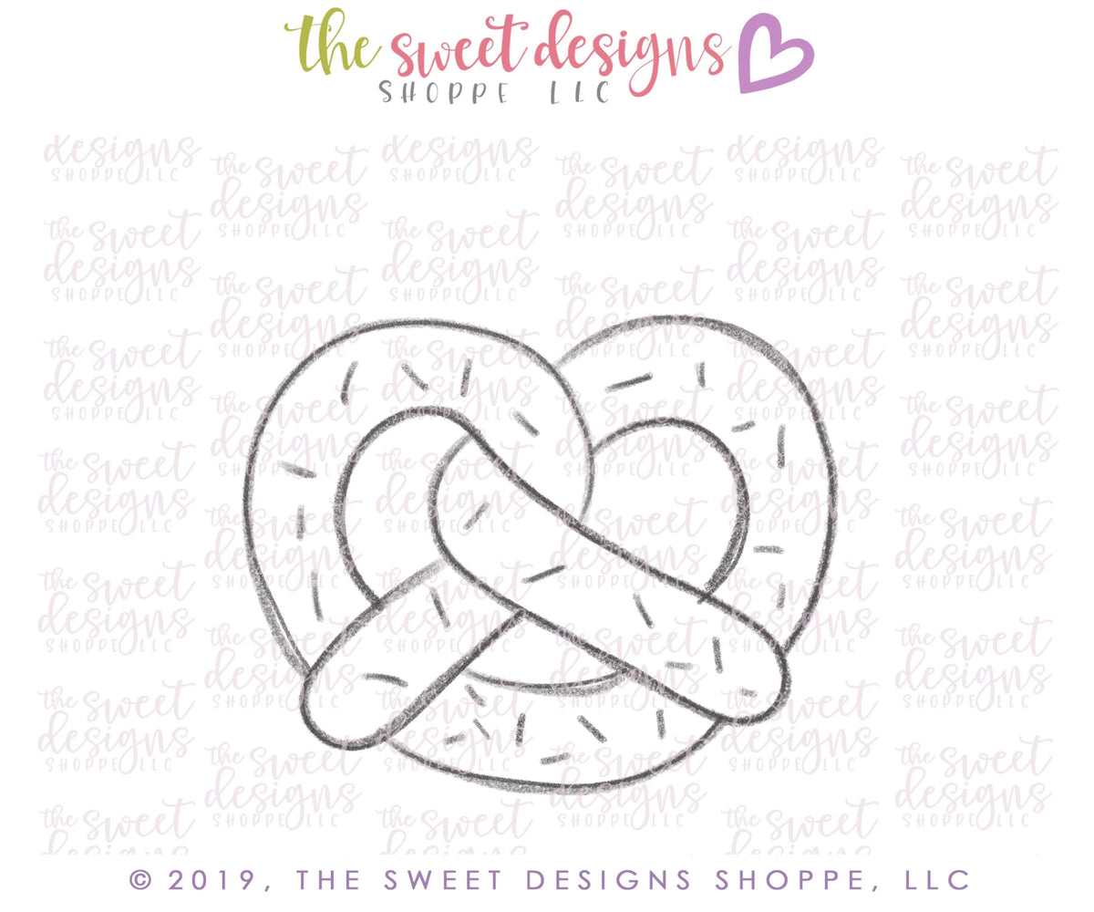 Cookie Cutters - Pretzel - Cookie Cutter - The Sweet Designs Shoppe - TSDS - - ALL,Cookie Cutter,Food,Food and Beverage,Food beverages,Promocode,snack