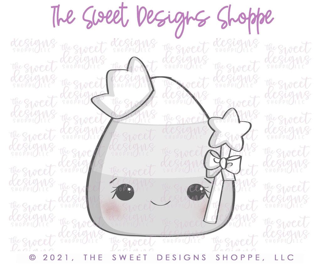 Cookie Cutters - Princess Candy Corn - Cookie Cutter - The Sweet Designs Shoppe - TSDS - - ALL,Candy corn,Cookie Cutter,Fall / Halloween,Fall / Thanksgiving,Food,Food & Beverages,Halloween,princess,Promocode,Sweets,trick or treat