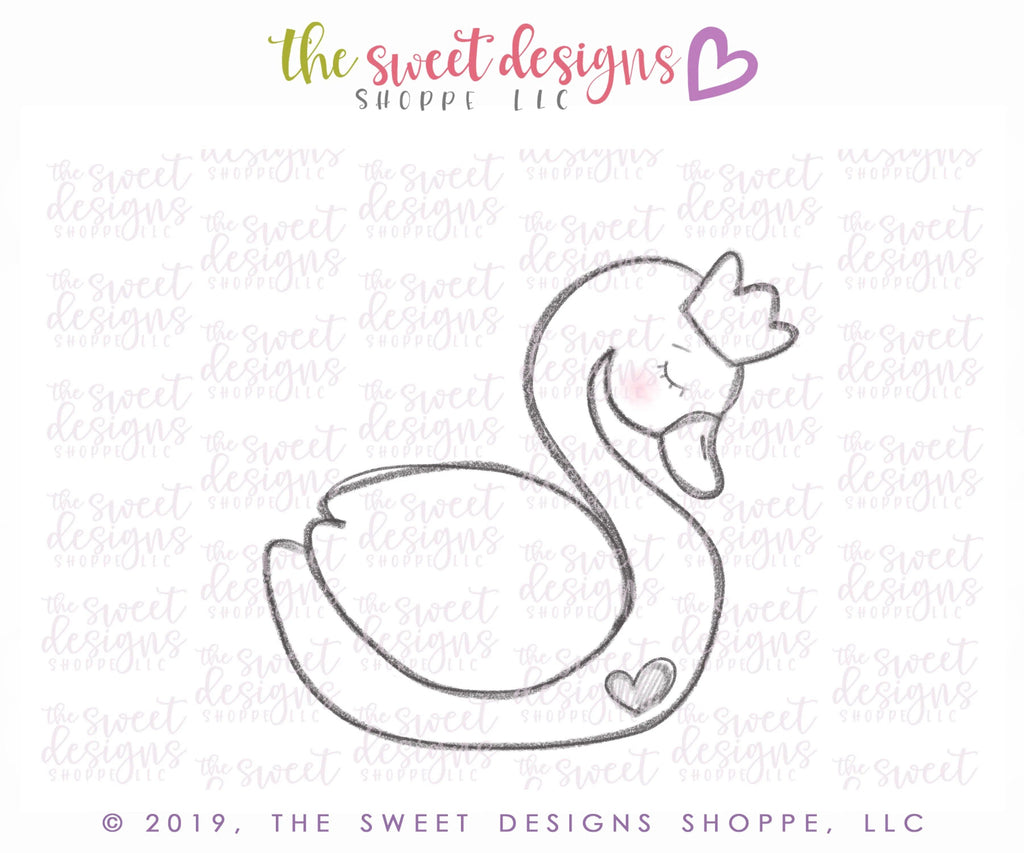 Cookie Cutters - Princess Swan - Cookie Cutter - The Sweet Designs Shoppe - - ALL, Animal, Barn, Cookie Cutter, Farm, Promocode