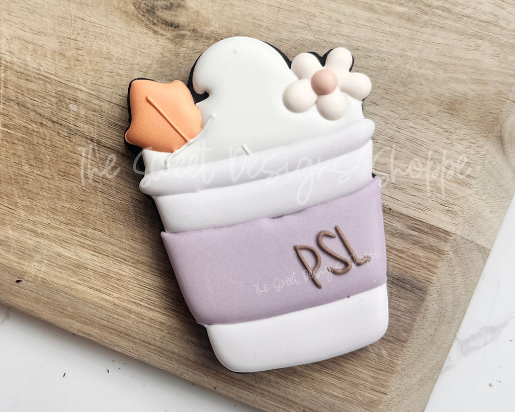 Cookie Cutters - PSL Coffee Paper Cup - Cookie Cutter - The Sweet Designs Shoppe - TSDS - - ALL,beverage,Coffee,Cookie Cutter,Food,Food & Beverages,Food and Beverage,halloween,mug,mugs,Promocode,sips