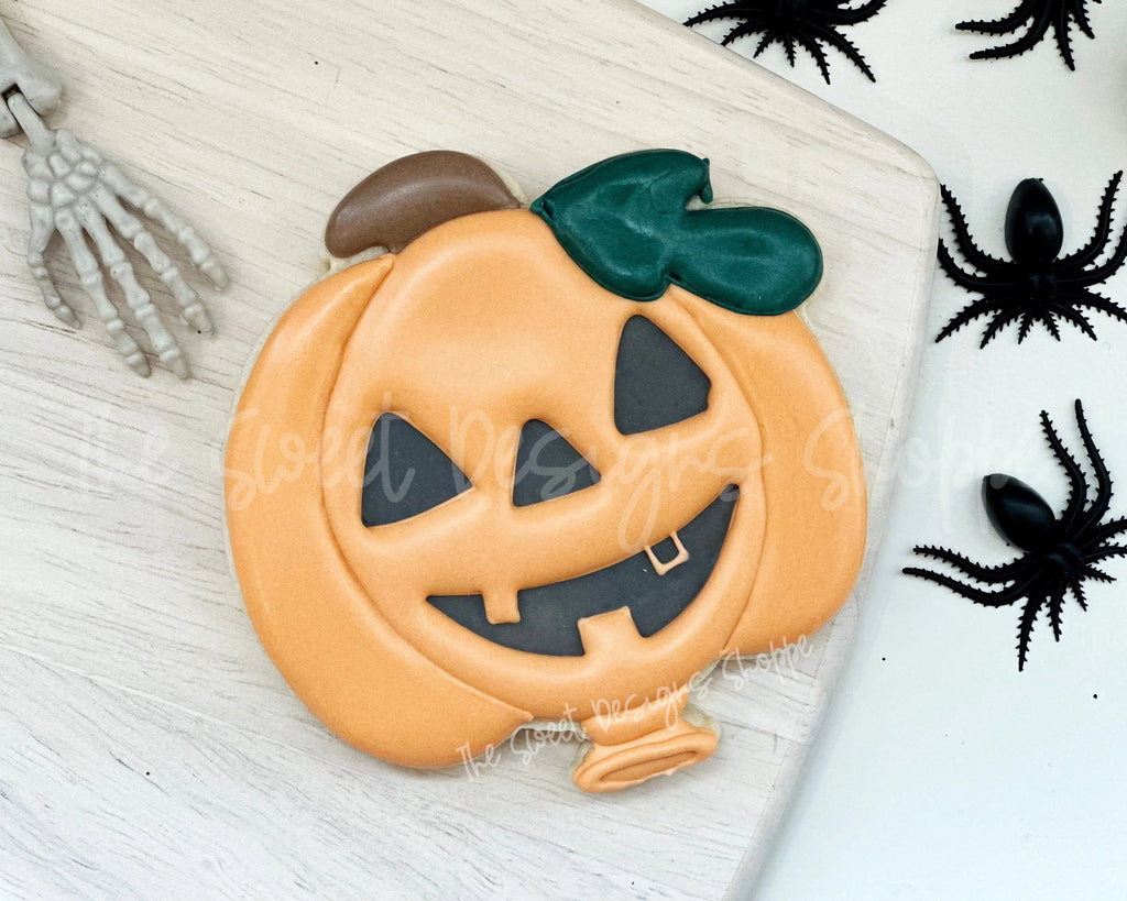 Cookie Cutters - Pumpkin Balloon - Cookie Cutter - The Sweet Designs Shoppe - - ALL, Balloon, balloons, Birthday, Cookie Cutter, Fall / Halloween, halloween, happybirthdday, Promocode, Pumpkin, Pumpkin Balloon