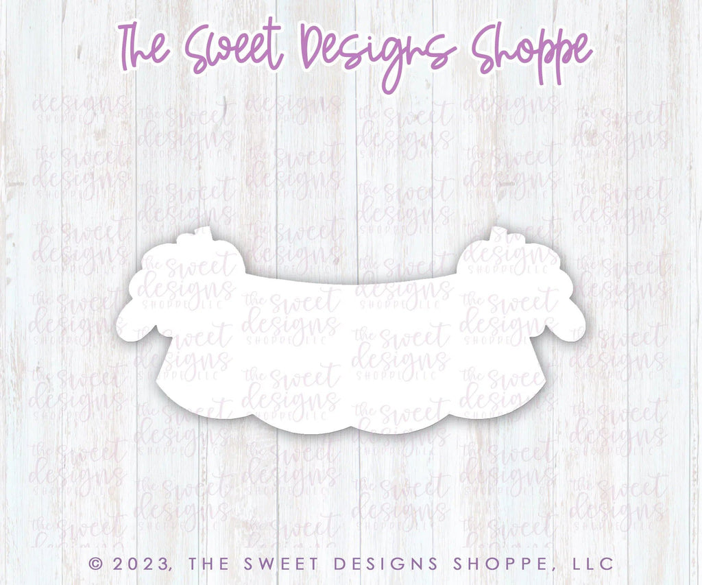 Cookie Cutters - Pumpkin Bunting - Plaque - Cookie Cutter - The Sweet Designs Shoppe - TSDS - - ALL,Bunting,Cookie Cutter,Fall,Fall / Halloween,Fall / Thanksgiving,Plaque,Plaques,PLAQUES HANDLETTERING,Promocode,Pumpkin,Sweet,Sweets