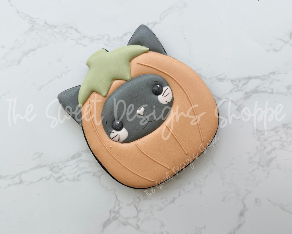 Cookie Cutters - Pumpkin Cat Plush - Cookie Cutter - The Sweet Designs Shoppe - - ALL, Cookie Cutter, halloween, new, Promocode