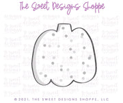 Cookie Cutters - Pumpkin Frosted Cracker - Cookie Cutter - The Sweet Designs Shoppe - TSDS - - ALL,Autumn,Cookie Cutter,cracker,Fall,Fall / Halloween,Fall / Thanksgiving,Frosted Cracker,Fruits and Vegetables,Halloween,Promocode,Pumpkin,STL,thanksgiving