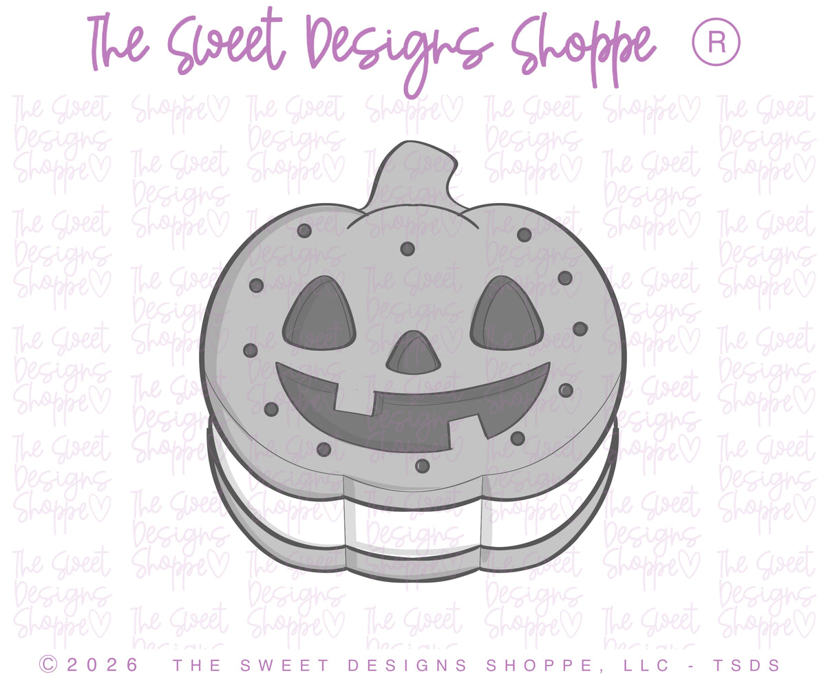 Cookie Cutters - Pumpkin Ice Cream - Cookie Cutter - The Sweet Designs Shoppe - TSDS - - ALL,Cookie Cutter,halloween,Promocode,STL,Sweet,sweet treats