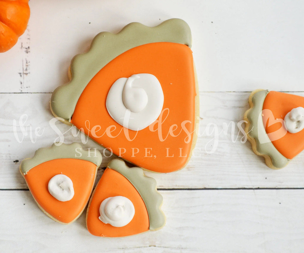 Cookie Cutters - Pumpkin Pie Slice 2018 - Cookie Cutter - The Sweet Designs Shoppe - TSDS - - ALL,Autumn,Cookie Cutter,Fall,Fall / Halloween,Fall / Thanksgiving,Food,Food & Beverages,Halloween,Pie,Promocode,Pumpkin,Pumpkin Spice,STL,thanksgiving