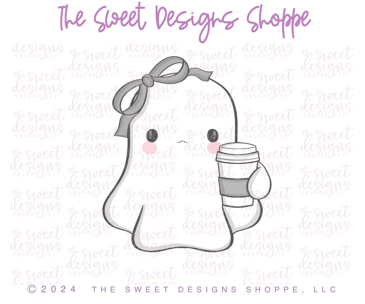 Cookie Cutters - Pumpkin Spice Ghost - Cookie Cutter - The Sweet Designs Shoppe - TSDS - - ALL,Cookie Cutter,halloween,Promocode,STL