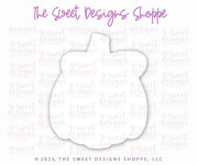 Cookie Cutters - Pumpkin with Bow - Cookie Cutter - The Sweet Designs Shoppe - TSDS - - ALL,basic pumpkin,Cookie Cutter,Coquette,Fall,Fall / Thanksgiving,Fall Halloween,Fall Vibes,five rib basic pumpkin,halloween,Halloween / Fall / Thanksgiving,happy halloween,Promocode,pumpkin with bow,STL