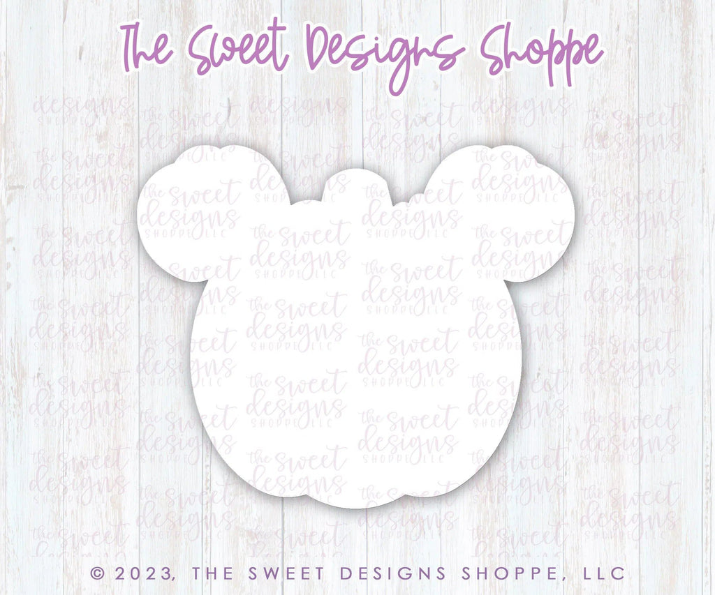 Cookie Cutters - Pumpkin with Ears ( CookieCon Orlando 2023) - Cookie Cutter - The Sweet Designs Shoppe - TSDS - - ALL,Cookie Cutter,CookieCon,fruit,fruits,Fruits and Vegetables,halloween,Hobbies,kids,Kids / Fantasy,mouse,Promocode,STL,Theme Park,Travel