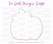Cookie Cutters - Pumpkin with Leaf - Cookie Cutter - The Sweet Designs Shoppe - TSDS - - ALL,Cookie Cutter,Coquette,Fall,Fall / Thanksgiving,Fall Halloween,Fall Vibes,halloween,Halloween / Fall / Thanksgiving,happy halloween,Promocode,STL