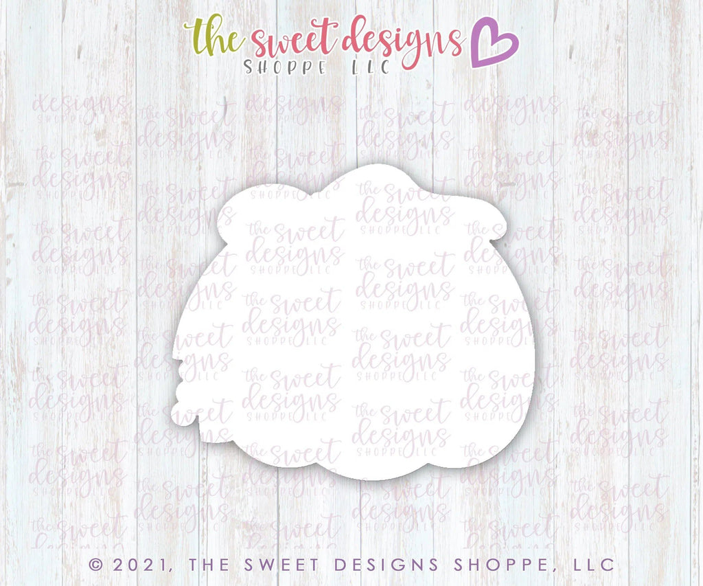 Cookie Cutters - Pumpkin with Pom Pom Ribbon - Cookie Cutter - The Sweet Designs Shoppe - TSDS - - ALL,Autumn,Cookie Cutter,Fall,Fall / Halloween,Fall / Thanksgiving,Food,Food & Beverages,Fruits and Vegetables,Halloween,Promocode,Pumpkin,STL,thanksgiving