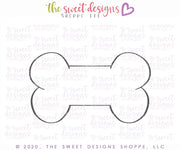 Cookie Cutters - Puppy Bone - Cookie Cutter - The Sweet Designs Shoppe - TSDS - - ALL,Animal,animal plaque,Animals,Animals and Insects,Cookie Cutter,dog,home,house,Misc,Miscelaneous,Miscellaneous,pet,Promocode,STL
