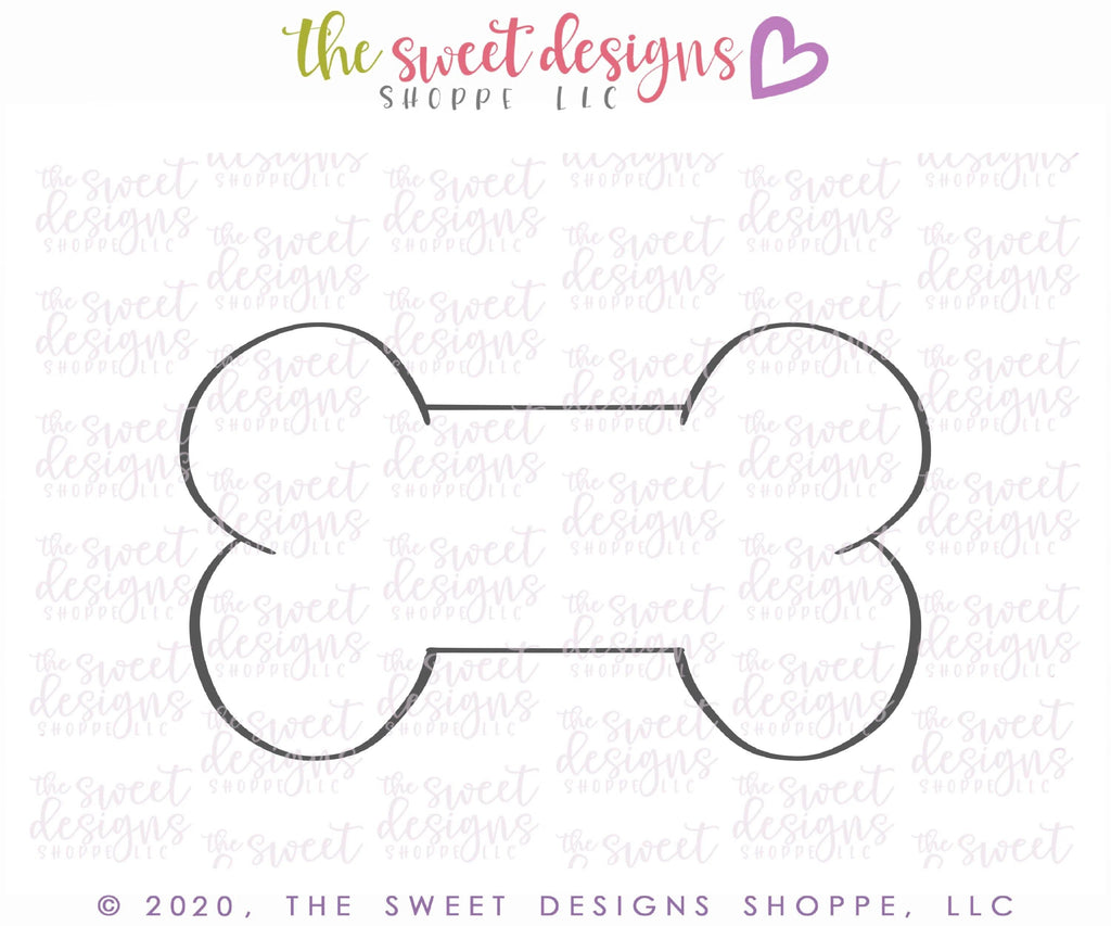 Cookie Cutters - Puppy Bone - Cookie Cutter - The Sweet Designs Shoppe - TSDS - - ALL,Animal,animal plaque,Animals,Animals and Insects,Cookie Cutter,dog,home,house,Misc,Miscelaneous,Miscellaneous,pet,Promocode,STL