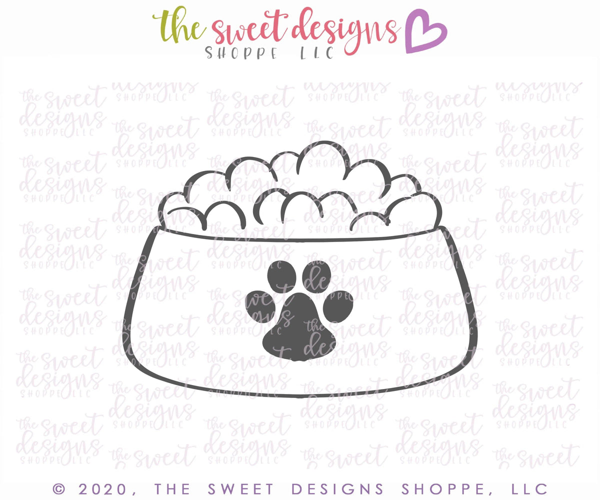Cookie Cutters - Puppy Bowl - Cookie Cutter - The Sweet Designs Shoppe - TSDS - - ALL,Animal,animal plaque,Animals,Animals and Insects,Cookie Cutter,dog,home,house,Misc,Miscelaneous,Miscellaneous,pet,Promocode,STL