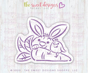 Cookie Cutters - PYOC Cookie Cutter - Bunny and Carrot - Cookie Cutter Only - Cookie Cutter - The Sweet Designs Shoppe - TSDS - - ALL,communion,Cookie Cutter,Decoration,Easter,Easter / Spring,First Communion,Paint Your Own Cookie,Promocode,PYO,PYOC,PYOC Cutter,Religious