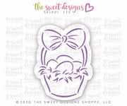 Cookie Cutters - PYOC Cookie Cutter - Easter Basket - Cookie Cutter Only - The Sweet Designs Shoppe - TSDS - - ALL,Bundle,Bundles,Cookie Cutter,Decoration,Easter,Easter / Spring,First Communion,Paint Your Own Cookie,Promocode,PYO,PYOC,PYOC Cutter,Religious